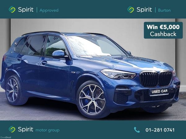 BMW X5 SUV, Petrol Hybrid, 2022, Blue