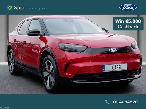 Ford Capri MPV, Electric, 2026, Red
