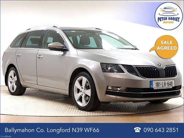 Skoda Octavia Estate, Diesel, 2018, Silver