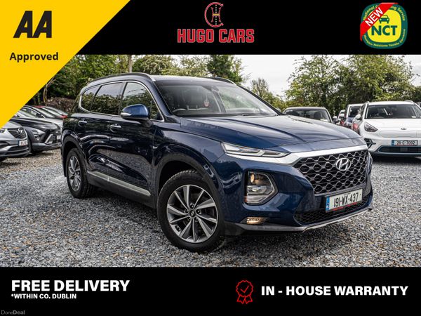 Hyundai Santa Fe SUV, Diesel, 2019, Blue