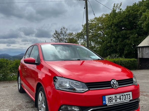 Volkswagen Polo Hatchback, Diesel, 2018, Red