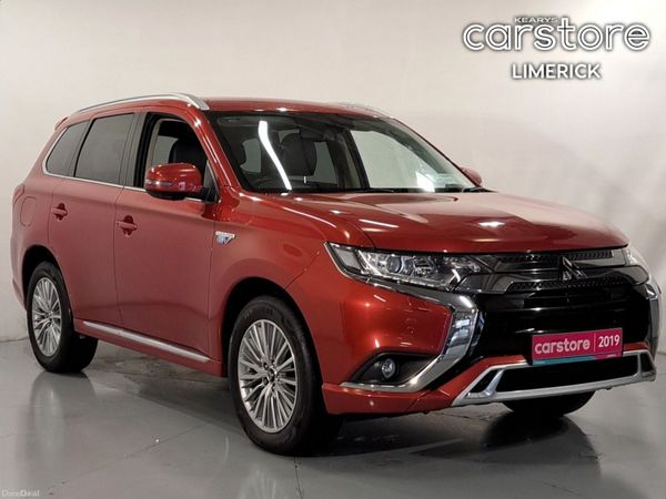 Mitsubishi Outlander SUV, Petrol Plug-in Hybrid, 2019, Red