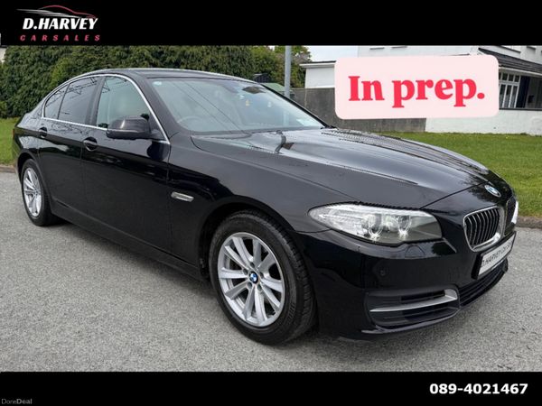 BMW 5-Series Saloon, Diesel, 2014, Black