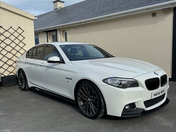 BMW 5-Series Saloon, Diesel, 2014, White
