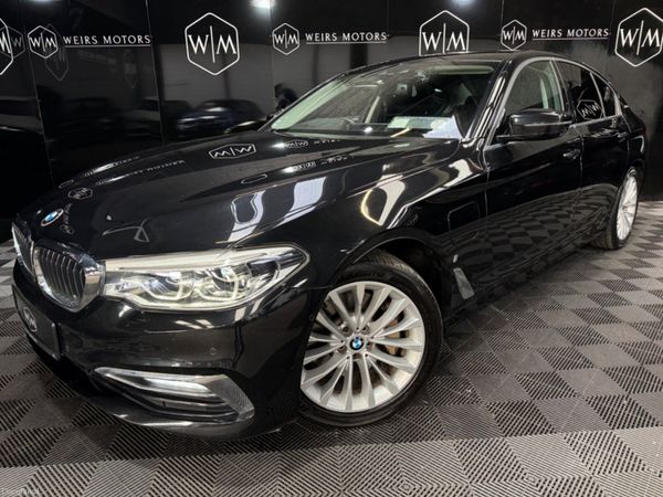 BMW 5-Series Saloon, Petrol Plug-in Hybrid, 2018, Black