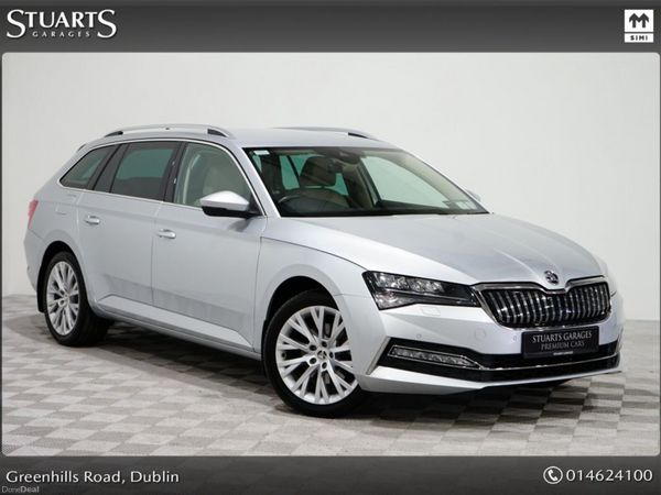 Skoda Superb Estate, Petrol Plug-in Hybrid, 2021, Grey