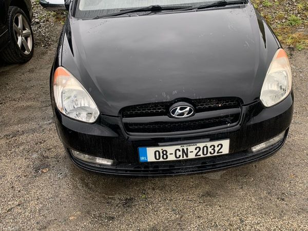 Hyundai Accent Hatchback, Diesel, 2008, Black