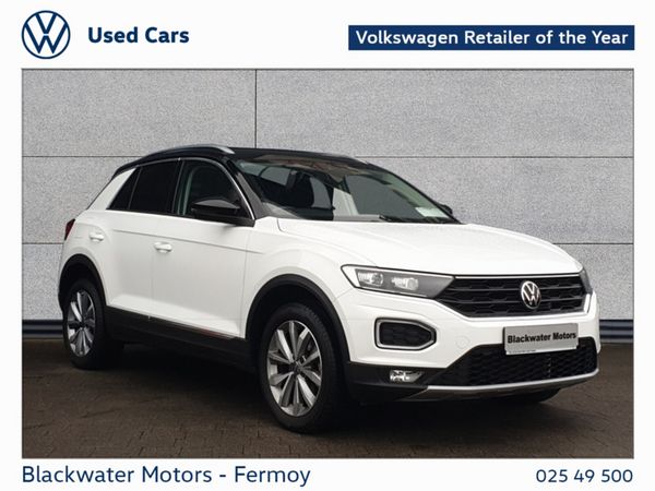 Volkswagen T-Roc Hatchback, Petrol, 2021, White