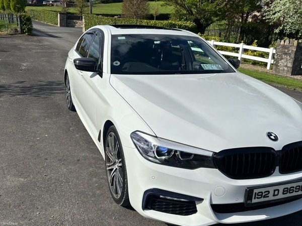 BMW 5-Series Saloon, Diesel, 2019, White