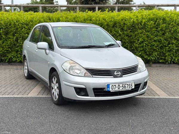 Nissan Tiida Saloon, Petrol, 2007, Silver