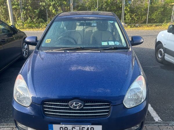 Hyundai Accent Saloon, Petrol, 2008, Blue
