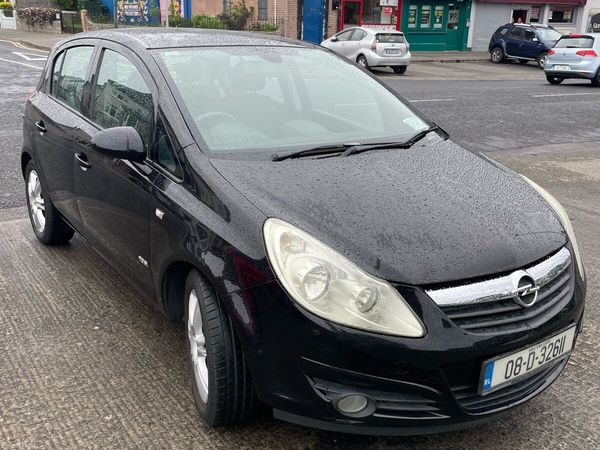 Opel Corsa Hatchback, Petrol, 2008, Black