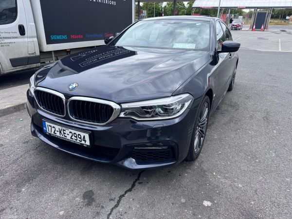 BMW 5-Series Saloon, Petrol Plug-in Hybrid, 2017, Black