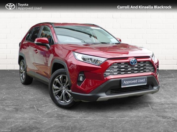 Toyota RAV4 SUV, Petrol Hybrid, 2023, Red
