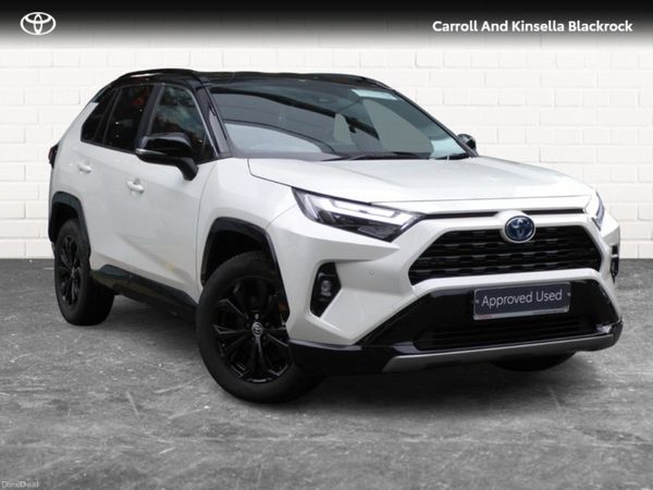 Toyota RAV4 SUV, Petrol Hybrid, 2022, White