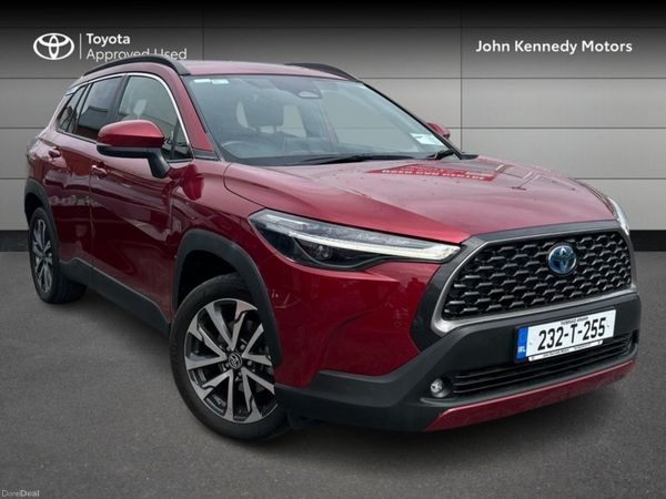Toyota Corolla Cross SUV, Petrol Hybrid, 2023, Red
