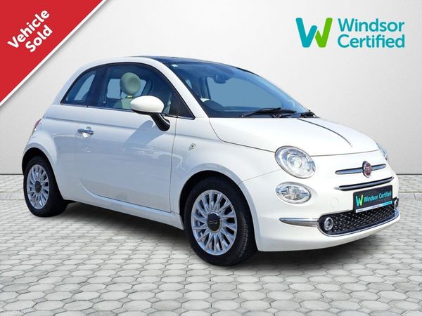 Fiat 500 Hatchback, Petrol, 2020, White