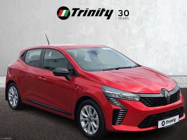 Renault Clio Hatchback, Petrol Hybrid, 2025, Red