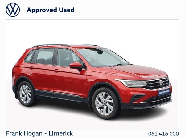 Volkswagen Tiguan SUV, Diesel, 2022, Red