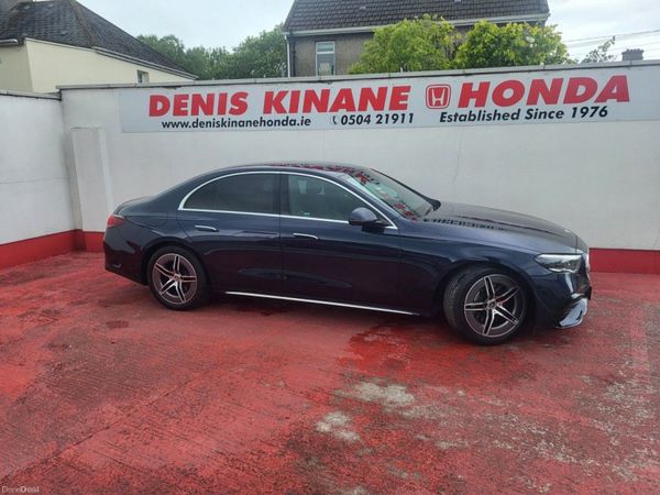 Mercedes-Benz E-Class Saloon, Diesel Hybrid, 2024, Blue
