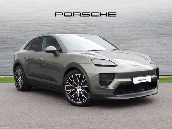 Porsche Macan SUV, Electric, 2026, Green