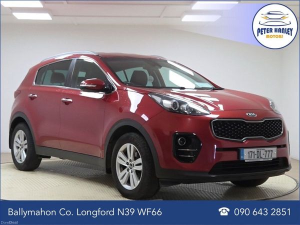 Kia Sportage SUV, Diesel, 2017, Red
