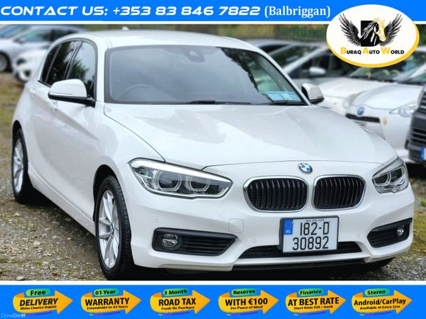 BMW 1-Series Hatchback, Petrol, 2018, White