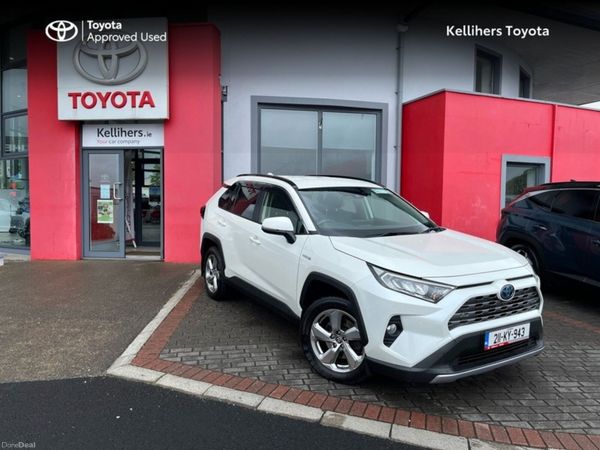 Toyota RAV4 SUV, Petrol Hybrid, 2021, White