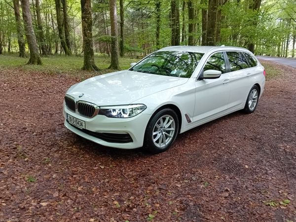 BMW 5-Series Estate, Diesel, 2019, White
