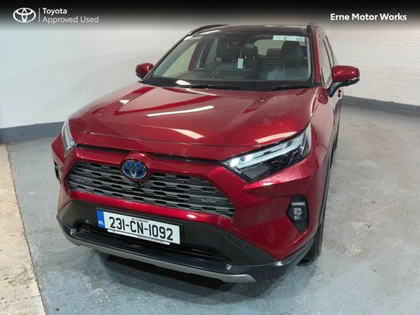 Toyota RAV4 SUV, Petrol Hybrid, 2023, Red