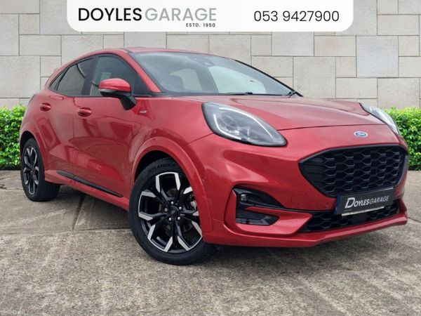 Ford Puma SUV, Petrol Hybrid, 2023, Red