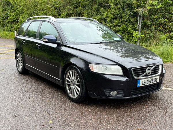 Volvo V50 Estate, Diesel, 2012, Black