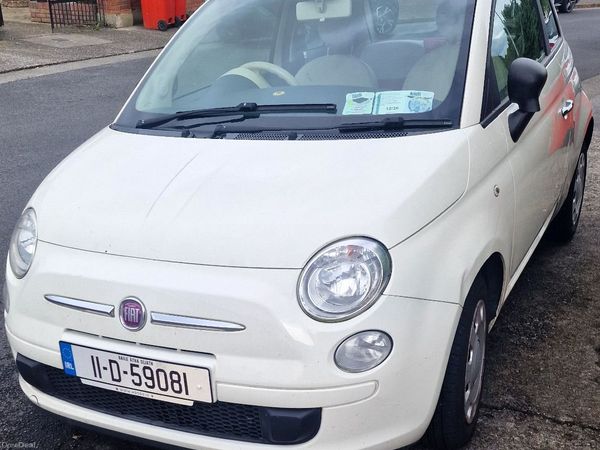 Fiat 500 Hatchback, Petrol, 2011, White