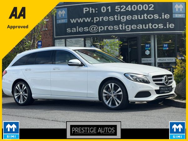 Mercedes-Benz C-Class Estate, Petrol Plug-in Hybrid, 2016, White