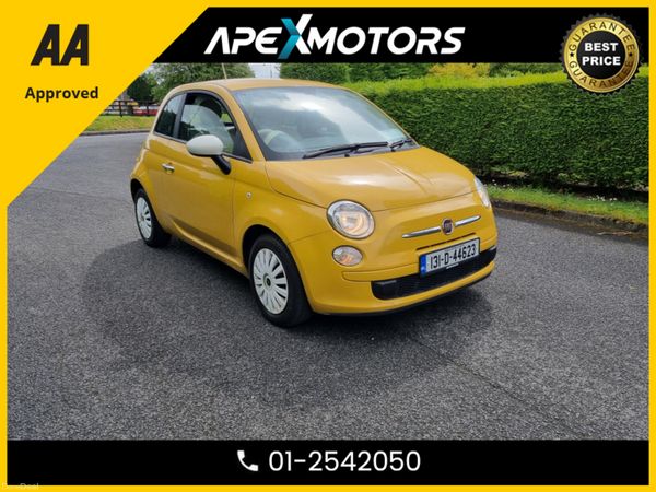 Fiat 500 Hatchback, Petrol, 2013, Yellow