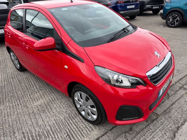 Peugeot 108 Hatchback, Petrol, 2016, Red