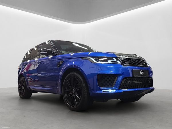 Land Rover Range Rover Sport SUV, Petrol Plug-in Hybrid, 2018, Blue