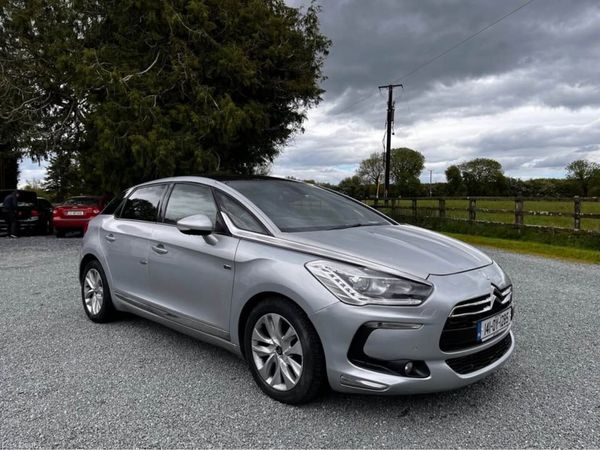 Citroen DS 5 Hatchback, Diesel Hybrid, 2014, Silver