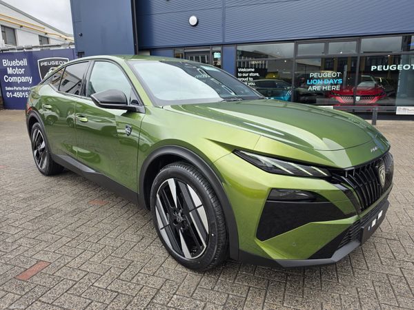 Peugeot 408 Saloon, Petrol Hybrid, 2026, Green