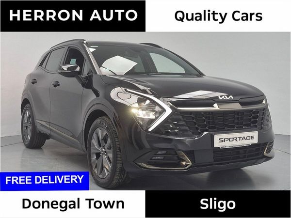 Kia Sportage SUV, Petrol Hybrid, 2024, Black