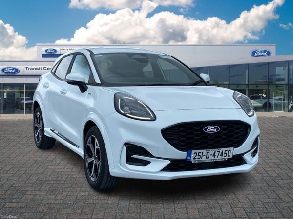 Ford Puma MPV, Petrol Hybrid, 2025, White
