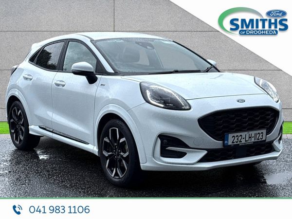Ford Puma MPV, Petrol Hybrid, 2023, White