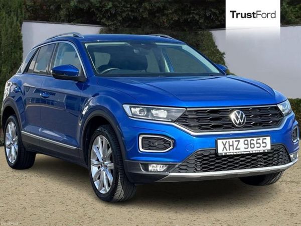 Volkswagen T-Roc Hatchback, Petrol, 2021, Blue