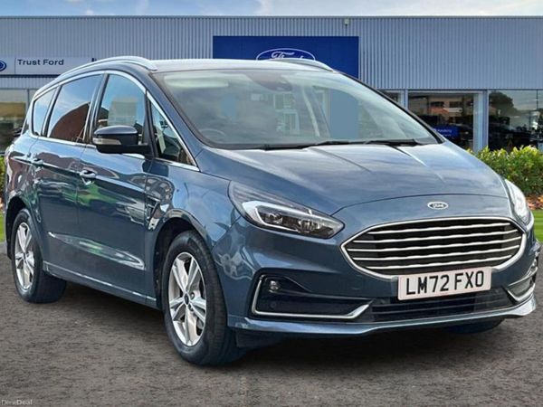 Ford S-Max Estate, Petrol Hybrid, 2022, Blue