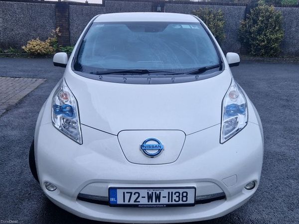 Nissan Leaf Hatchback, Electric, 2017, White