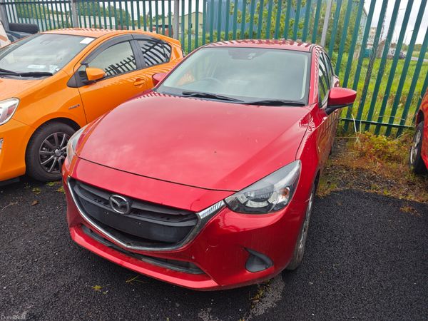 Mazda Demio Hatchback, Petrol, 2017, Red