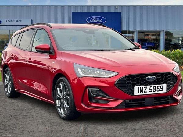 Ford Focus Estate, Petrol Hybrid, 2025, Red