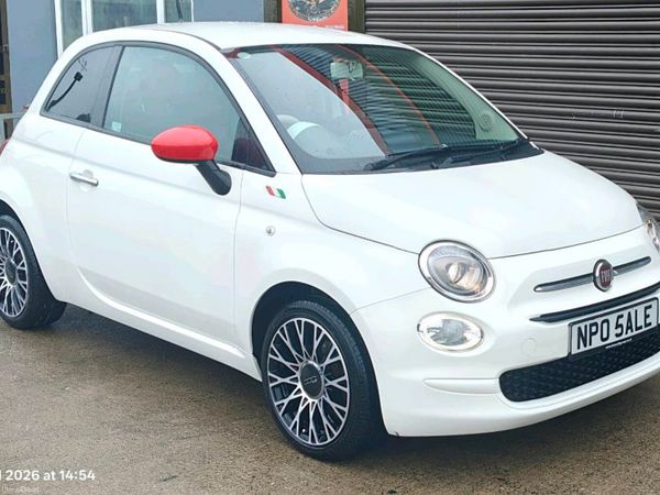 Fiat 500 Hatchback, Petrol, 2017, White