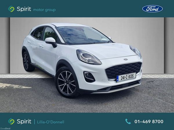 Ford Puma MPV, Petrol Hybrid, 2024, White