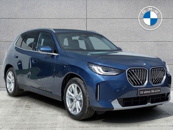 BMW X3 SUV, Petrol Plug-in Hybrid, 2026, Blue